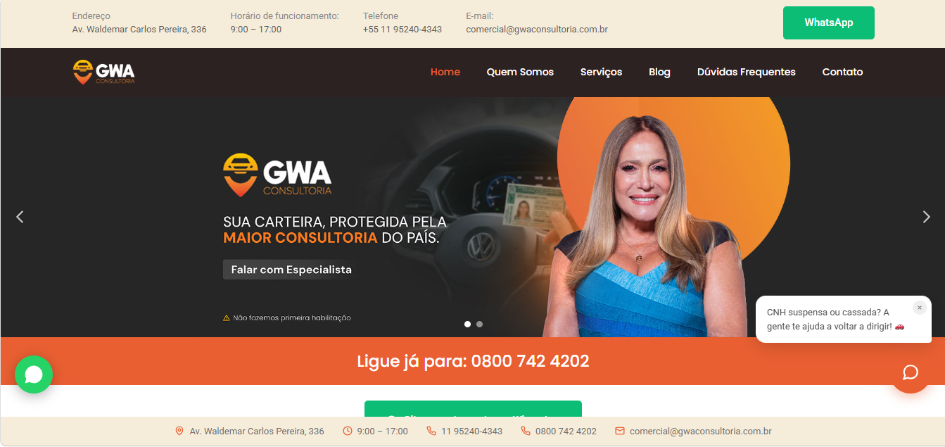 Um dos casos GWA Consultoria